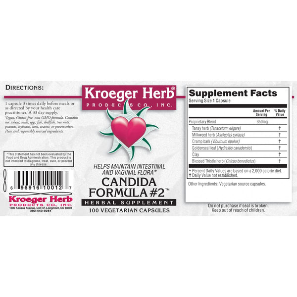 Candida Formula #2™ (formerly Foon Goos #2®)