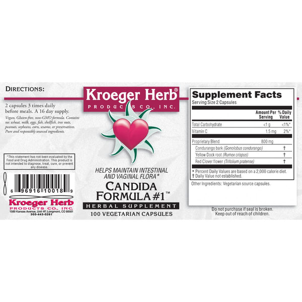 Candida Formula #1™ (formerly Kantita®)