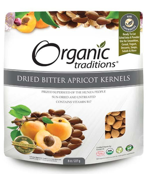 Apricot Kernels, Bitter, Cert. Organic, Bulk