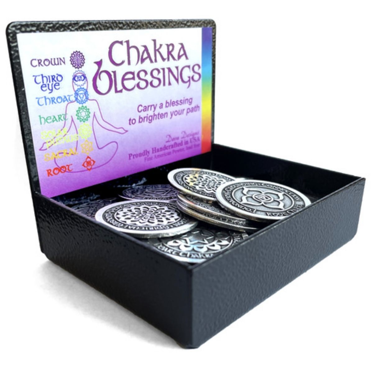 Chakra Blessing Coins Hanna's Herb Shop