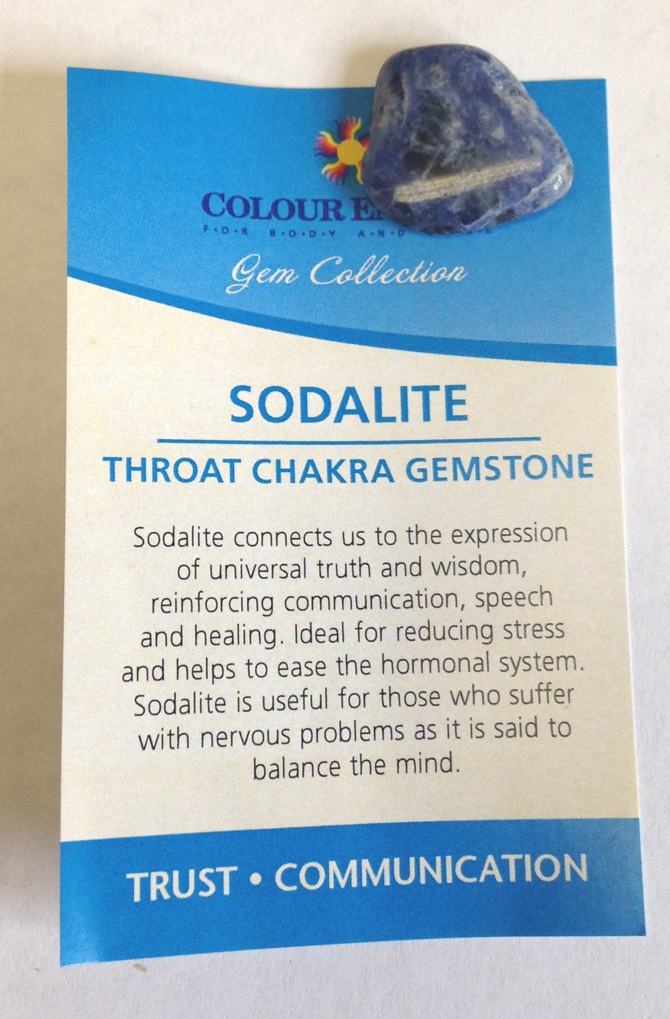 Chakra Gemstone- Sodalite