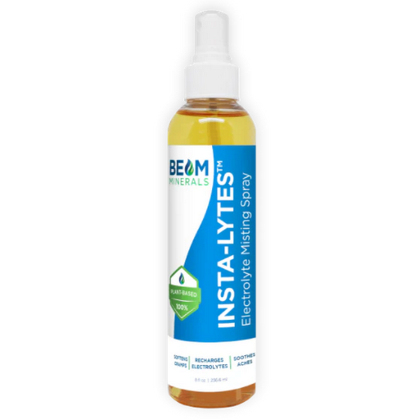 BEAM MINERALS Insta-Lytes; Cramp-Relief Electrolyte Misting Spray- New!