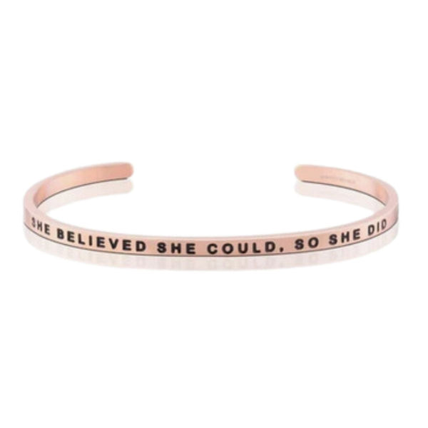 MantraBand® Bracelet- Rose Gold