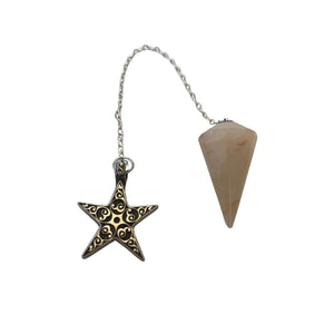 Pendulum, Golden Healer Quartz- Star