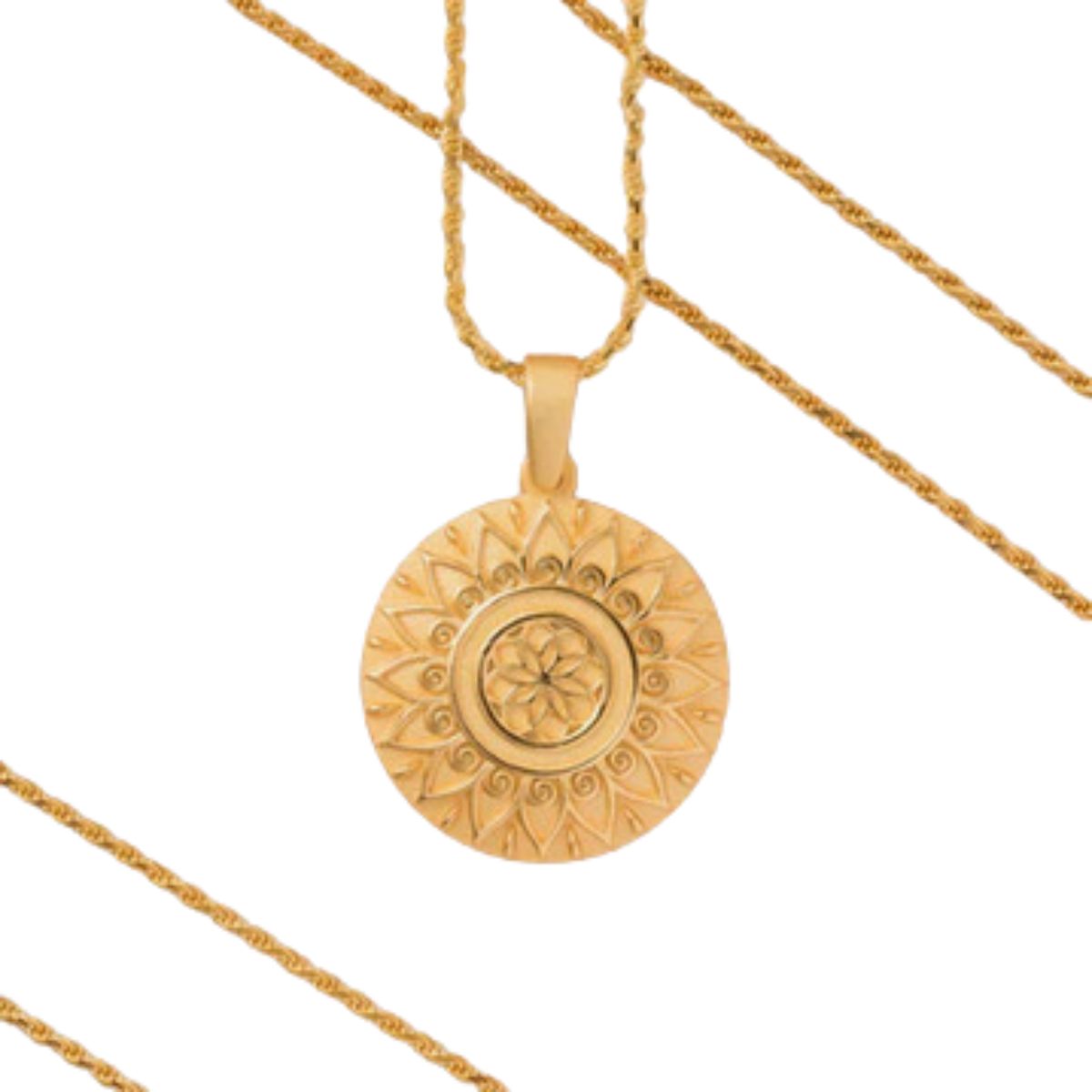 Mandala Affirmation Necklace, I Am Whole
