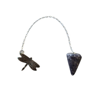 Pendulum, Lepidolite- Dragonfly