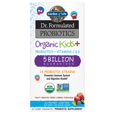 Clearance Probiotic, Organic Kids Chewable- 50% off- FINAL SALE.