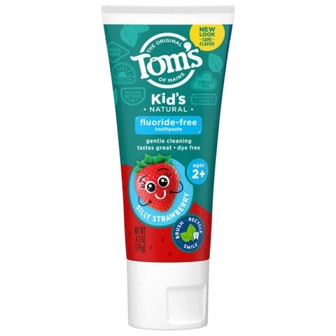 Toothpaste, Silly Strawberry Flavor, Fluoride- Free