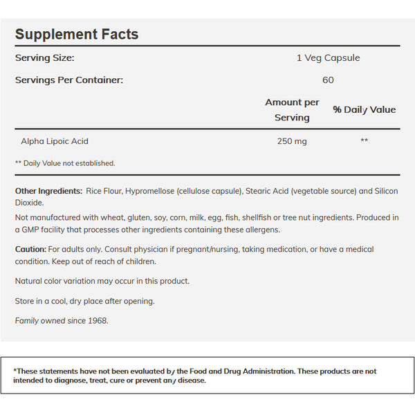 Alpha Lipoic Acid