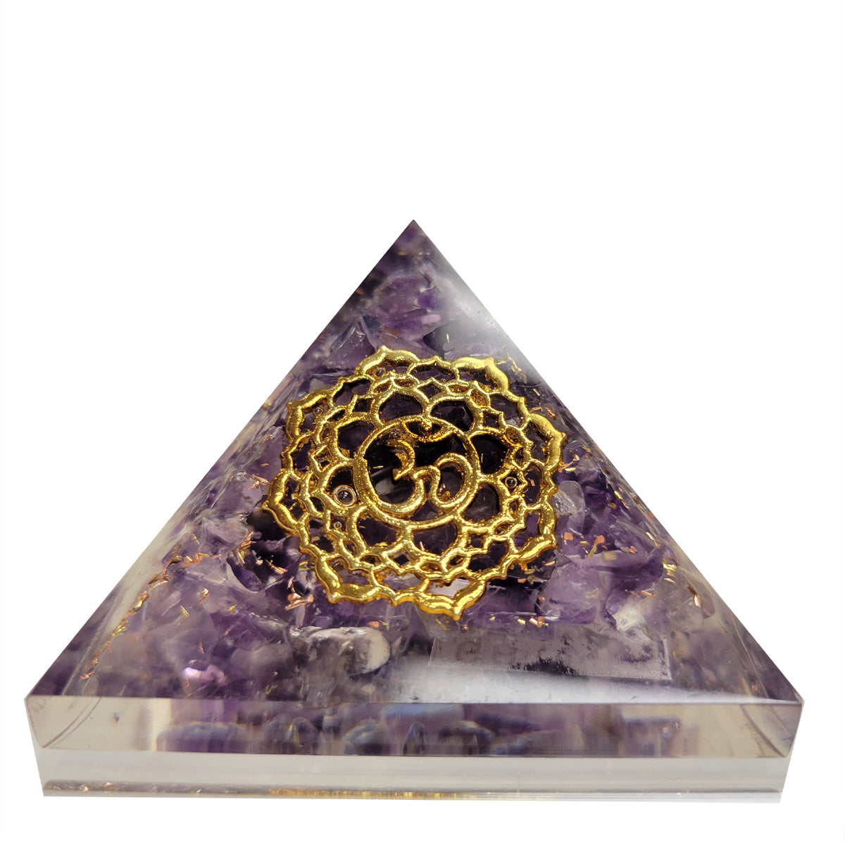 Pyramid, Amethyst Orgone- Crown Chakra