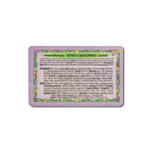 Aromatherapy: Herbs & Seasonings, Wallet Card #3