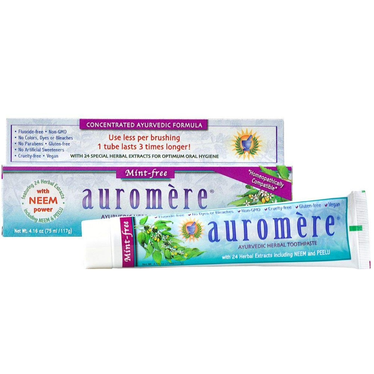 Toothpaste, Mint- Free, Ayurvedic Formula