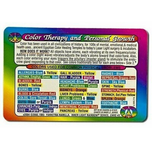 Color Therapy and Personal Growth Wallet Card