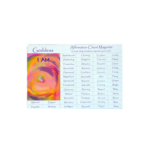 Daily Chants Magnets, Goddess Series (Do not order with Vibropathics™)