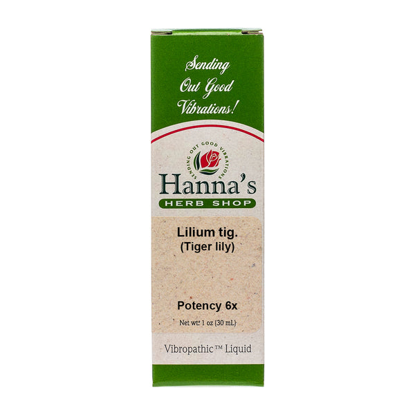 tiger lily homeopathic remedy Lilium tig. (Tiger lily), Vibropathic™ – Hanna's Herb Shop