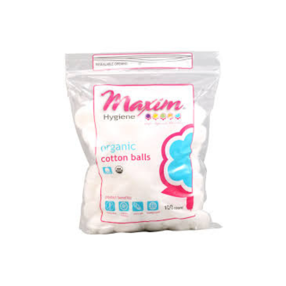 Cotton Balls, Cert. Organic