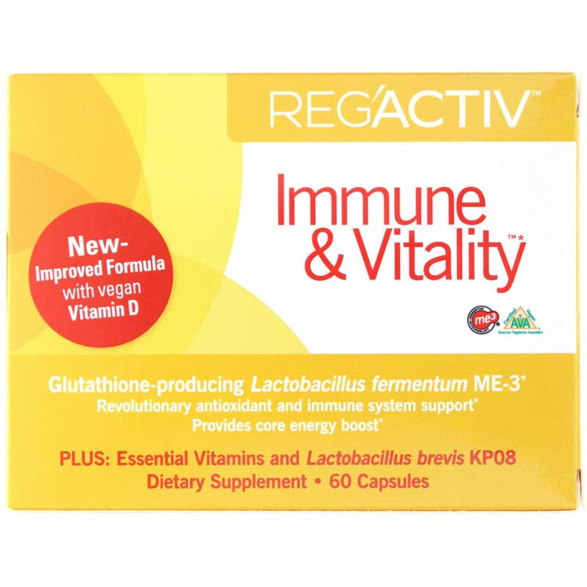 Probiotic, Reg'Activ Immune & Vitality