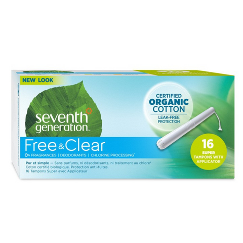 Tampon, Organic, Super w/Applicator