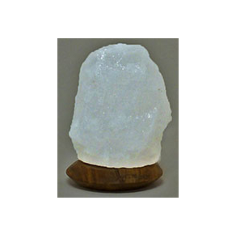 Lamp, White Crystal Salt, USB