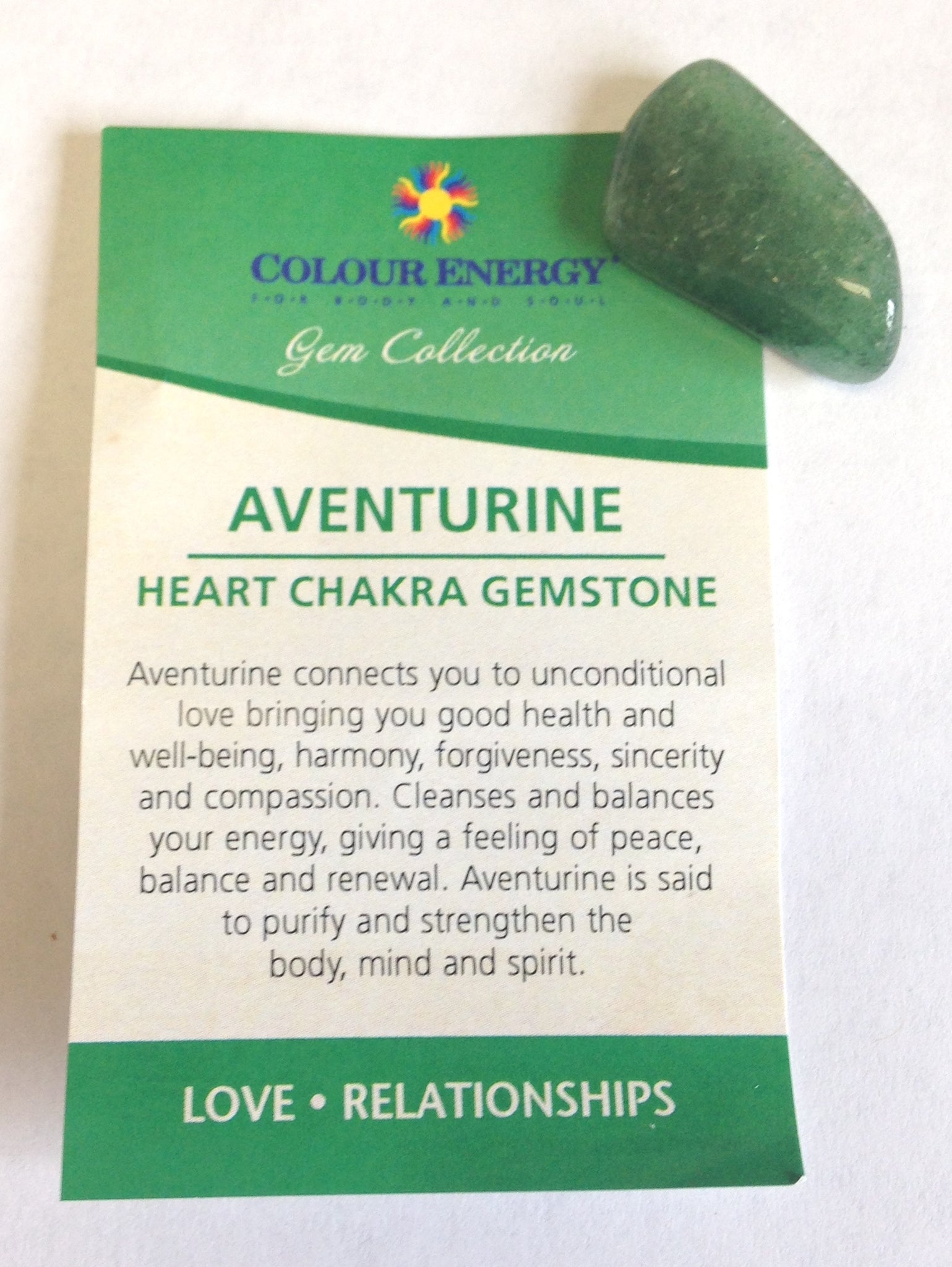 Chakra Gemstone- Aventurine