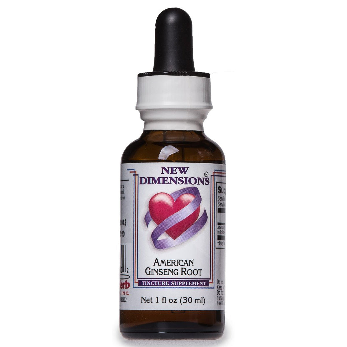 Ginseng Root, American, Tincture, New Dimensions®
