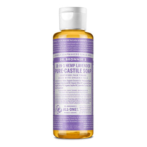 Castile Liquid Soap, Organic, Hemp Lavender