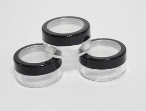 Jar, Clear Plastic, 10ml w/ lid