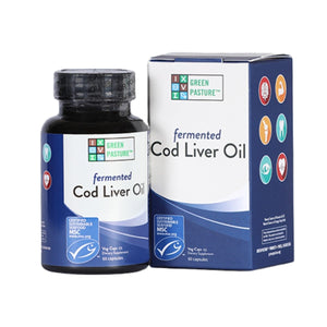 Fermented Cod Liver Oil Capsules- Blue Ice Unflavored