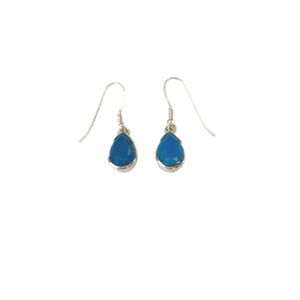 Earrings- Chalcedony