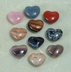 Gemstone Heart, Assorted- Large