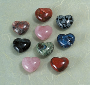 Gemstone Heart, Assorted- Small