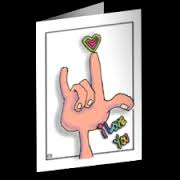 Greeting Card- I Love You