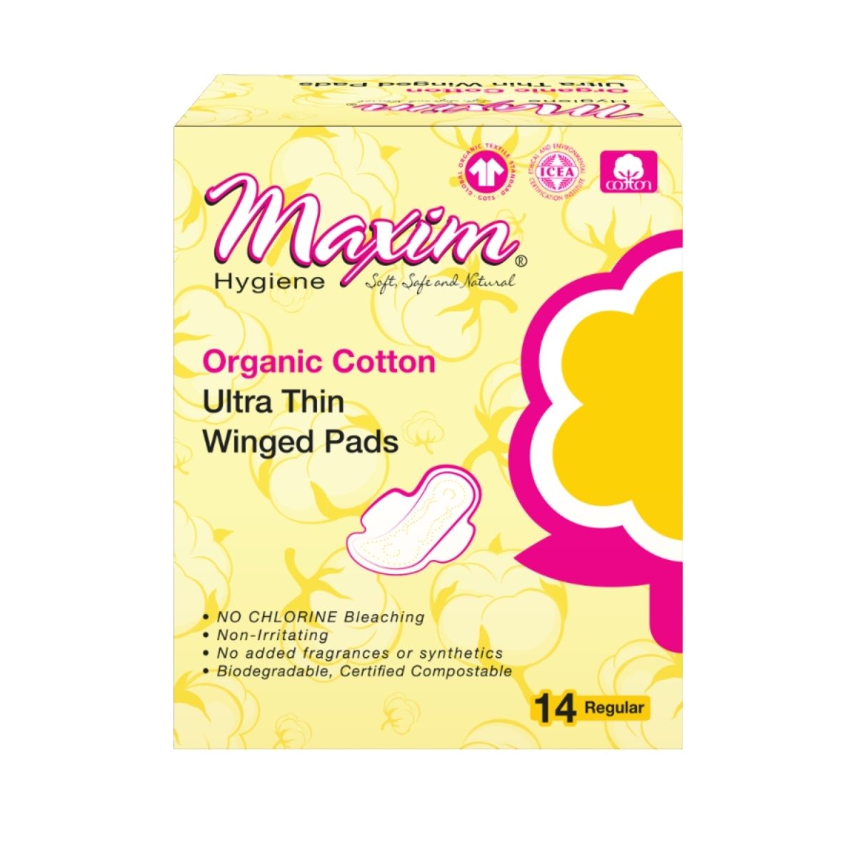 Sanitary Pad, Ultra Thin w/ Wings