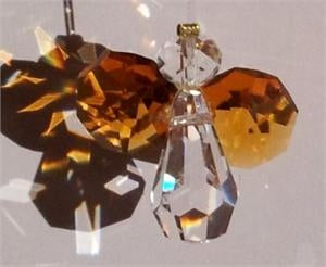 Crystal- Mini Angel, Amber