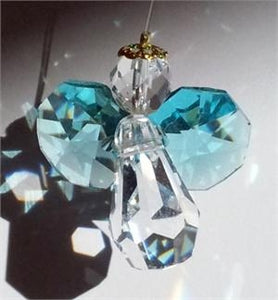 Crystal- Mini Angel, Aqua