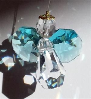 Crystal- Mini Angel, Aqua