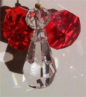 Crystal- Mini Angel, Ruby