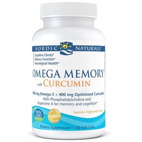 Omega Memory with Curcumin