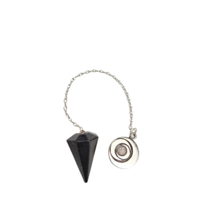 Pendulum, 3 Moons- Black Tourmaline