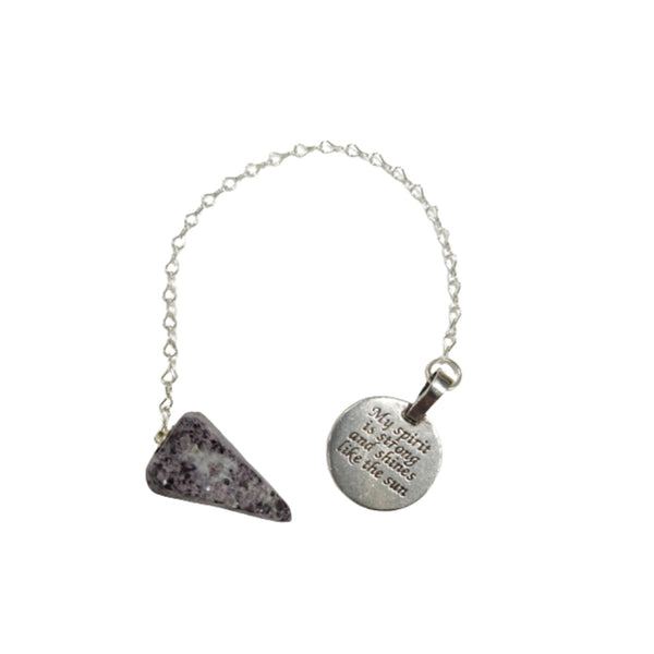 Pendulum, Lepidolite- Setting Sun