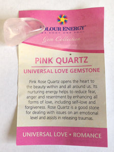 Chakra Gemstone- Pink Rose Quartz