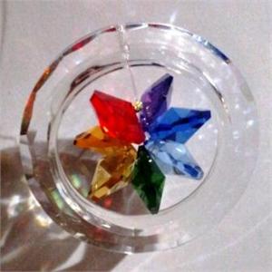 Crystal- Chakra Flower Ring