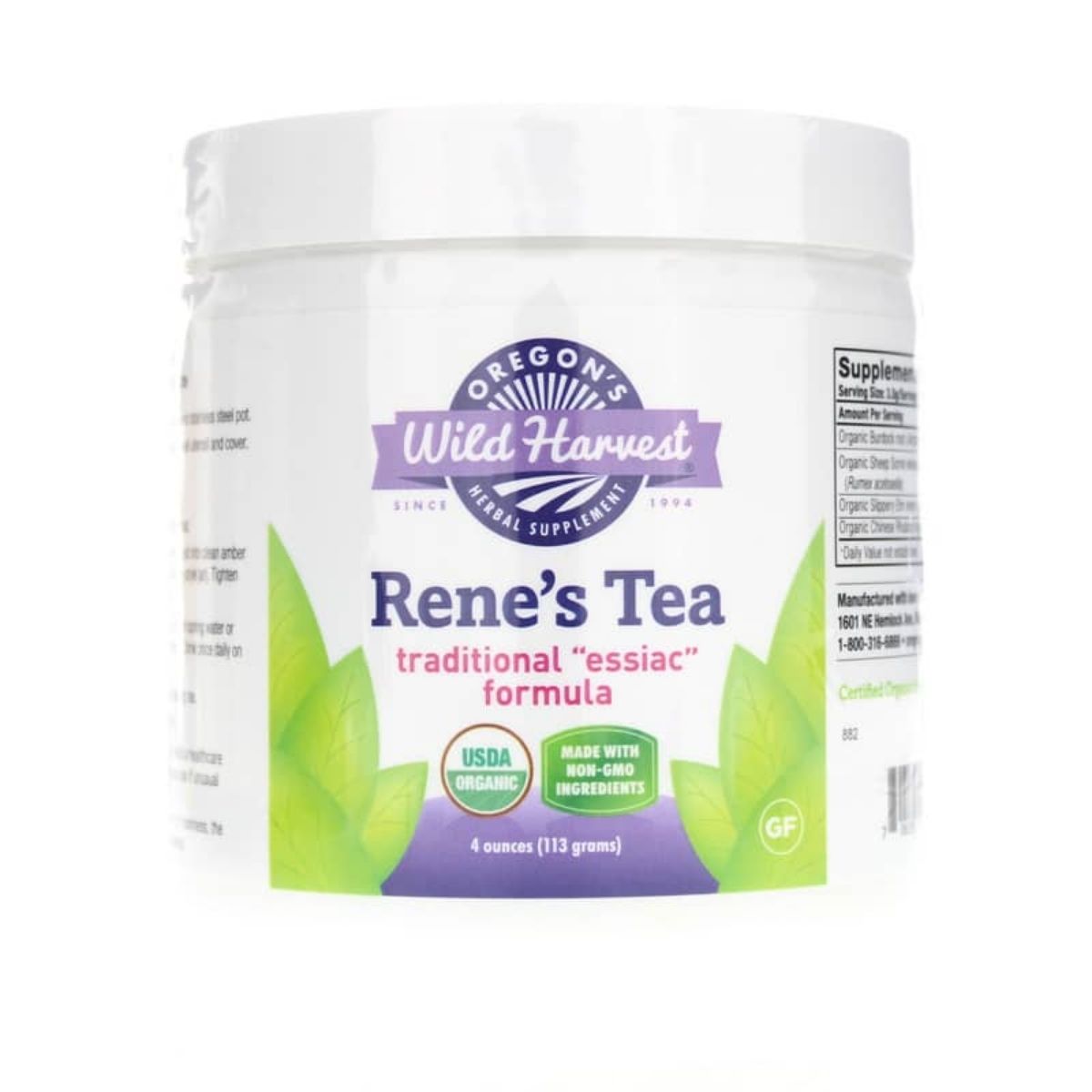 Essiac, Rene's Tea, Traditional Formula