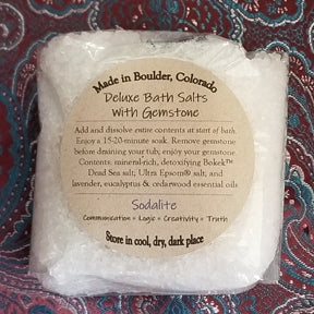 Deluxe Bath Salts w/ Sodalite