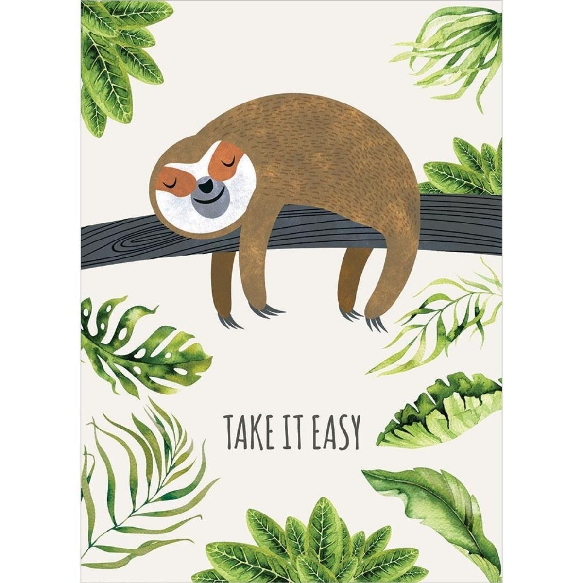 Greeting Card, Get Well- Sloth