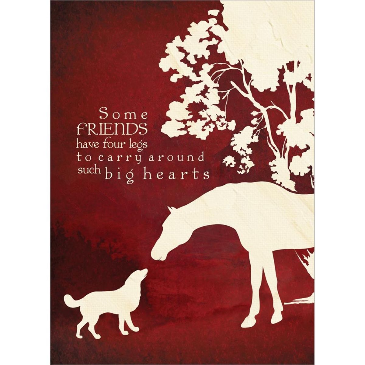 Greeting Card, Pet Sympathy- Four Legged Friends