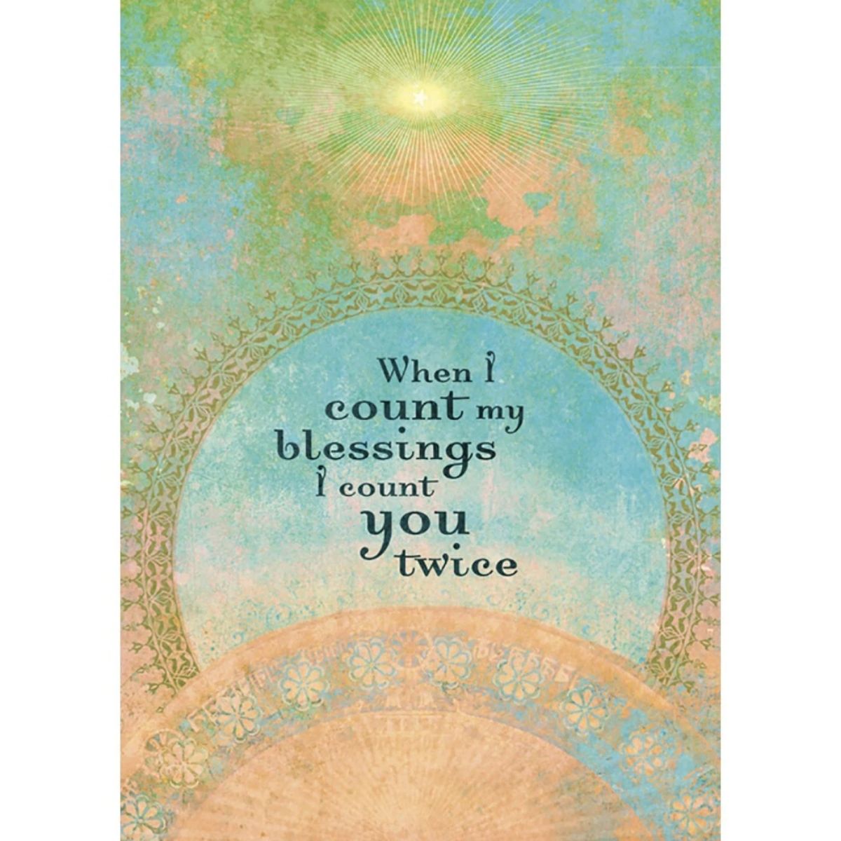 Greeting Card, All Occasion- When I Count My Blessings