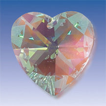 Crystal- Heart, AB, 20 mm