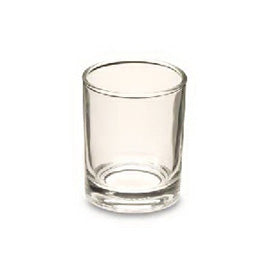 Glass Votive Holder- Clear