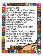 Greeting Card- Dear God